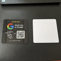 Placa NFC TapTable de 13.56MHz para Tarjetas de Visita, Pagos, Placa Google, Reseñas de Instagram, Código QR, Menú con Mapa, Acrílico NFC Google