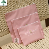 Sacs en plastique refermables écologiques et recyclables avec impression en héliogravure, couleur et taille personnalisées, pour l'emballage de robes, jupes et chaussettes