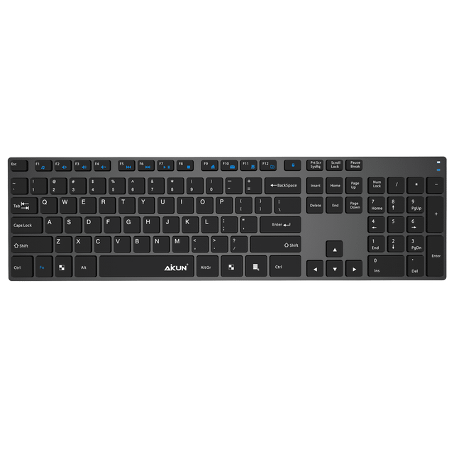 Ture Wireless Keyboard BT8100 Rechargeable BT 4.0 Cordless Ultra Thin with Scissors Multifunctional Keyboard ROHS