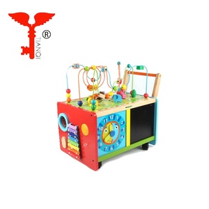 Empuje <span class=keywords><strong>de</strong></span> bebé jugar con Walker Carro <span class=keywords><strong>de</strong></span> madera <span class=keywords><strong>Montessori</strong></span> actividad <span class=keywords><strong>cubo</strong></span> juguetes multifunción <span class=keywords><strong>de</strong></span> cuentas <span class=keywords><strong>de</strong></span> madera <span class=keywords><strong>de</strong></span> juguete - Product Image 2