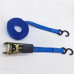 25mm hàng hóa vành đai lashing Heavy-Duty xe tải có thể khóa <span class=keywords><strong>Ratchet</strong></span> tie-xuống dây đai 4 gói - Product Image 3