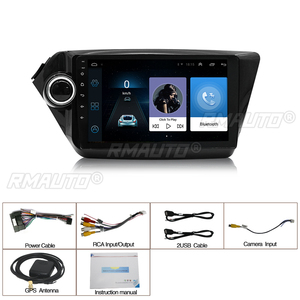 Nouveau autoradio Android 9 2din 4G+64G avec GPS et lecteur multimédia pour Kia 3 4 Rio 2011 2012 2013 2014 2015-2016 GPS - Product Image 2