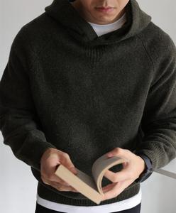 Mới Đến Tùy Chỉnh In Người Đàn Ông Của Áo Len Hoodies Len/Cashmere Nặng Lông Cừu Thoáng Khí Mùa Đông Áo Nỉ - Product Image 3