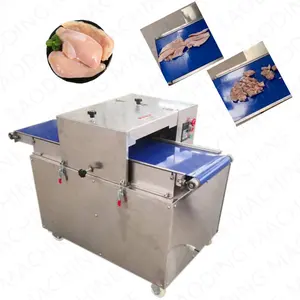 Berpengalaman mesin pengiris daging katering skala kecil, mesin pemotong daging industri pemotong kubus mesin pengiris daging sapi