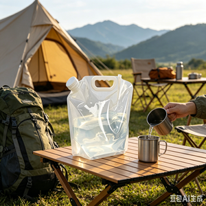 Botella de Agua Plegable de Plástico de 10 L, Ligera y Portátil, con Asa - Product Image 3