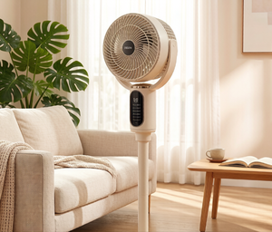 Ventilador Eléctrico de Pie, Fácil de Montar, con 3 Modos de Viento y Control Remoto, Apto para Apartamentos y Oficinas, Aprobado para el Medio Oriente - Product Image 2
