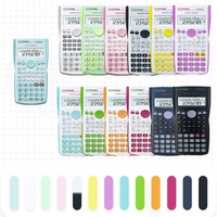 Calculatrice scientifique professionnelle CTIFREE FC-82MS/Fc-991ES Plus/KK-105 en plastique, double alimentation, certifiée CE, fournitures de bureau et scolaires