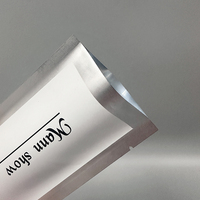 Sachets personnalisés en plastique imprimé avec scellage arrière pour sérum, liquide, gel, sirop, sachets plats à 3 soudures latérales, pochettes Mylar