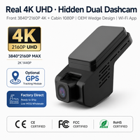 VIEVGUARB Dashcam 4K avec caméra avant et arrière, enregistreur vidéo de voiture à double objectif 4K avec application Wi-Fi pour l'approvisionnement des concessionnaires 4S