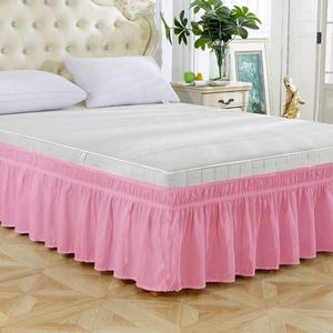 Easy Care Pleated Poly Cotton Platform Base <strong>Valance</strong> <strong>Sheets</strong> Box Pleated (White Double) Disposable Looms <strong>Bed</strong> Mat <strong>Bed</strong> Mat Plain - Product Image 6