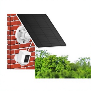 Panel Solar Fotovoltaico de 5W con Batería, Anillo de Interfaz Dedicado para Cámaras Exteriores Arlo y <span class=keywords><strong>Google</strong></span> <span class=keywords><strong>Nest</strong></span>, Producto Más Vendido - Product Image 1