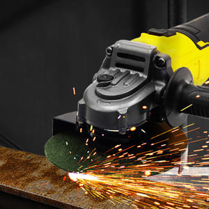 Amoladora angular profesional sin escobillas de 125 mm, herramienta eléctrica de pulido para reparaciones domésticas e industriales - Product Image 1