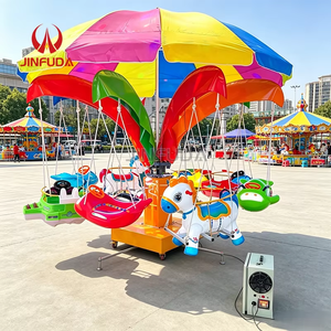 Manège en plastique souple pour enfants, idéal pour les centres commerciaux, vente en gros, utilisation intérieure et extérieure - Product Image 1