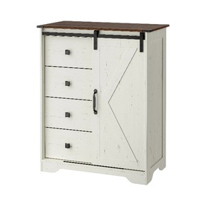 Comò Moderno per Camera da Letto con Cassetti Larghi, Cassettiera in Tessuto con Struttura in Metallo e Piano in Legno - Product Image 3