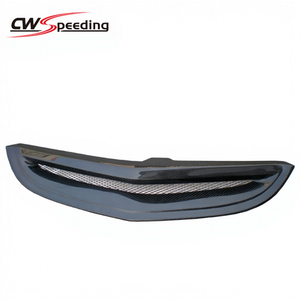 Grille de pare-chocs avant en fibre de carbone de style A pour kit carrosserie HONDA JAZZ FIT 2004-2006 - Product Image 1