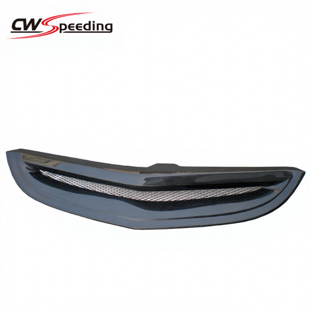 si Carbon Fiber Grille - Honda Fit 2014-2022 - High Gloss