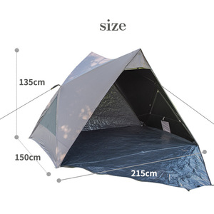 Quick Automatic <b>Opening</b> Pop <b>Up</b> Tent Trigone V Type 2000-3000mm Waterproof Polyester Summer Outdoor Camping Shelter - Product Image 2