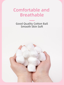 ลูกบอลทำความสะอาดผ้าฝ้ายสำหรับทำจากขนสัตว์ฝ้ายทางการแพทย์ขนาดแตกต่างกันโลโก้แบบกำหนดเอง - Product Image 5