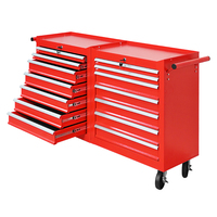 Caja de herramientas rodante de tamaño y color personalizable de alta calidad con soporte OEM