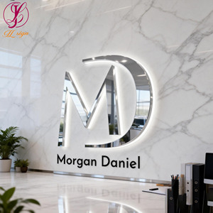 Enseigne lumineuse LED élégante pour magasin de bagages, lettres rétroéclairées, logo personnalisé, signalétique 3D en acrylique et métal, enseigne lumineuse pour devanture de magasin de sacs - Product Image 3
