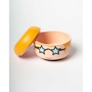 Portagioie con design a forma di occhiali da sole a stella per donne e ragazze, contenitore portaoggetti - Product Image 1