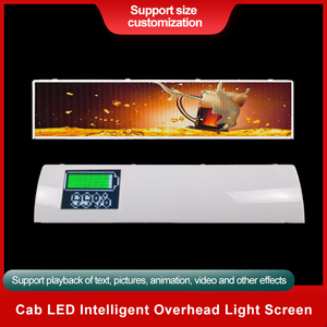 หน้าจอแสดงผล LED สำหรับรถยนต์อัจฉริยะ P2.5 P5สีเต็มรูปแบบม้วนได้สำหรับโฆษณาวิดีโออิเล็กทรอนิกส์จอ4G บนรถแท็กซี่กล่องไฟ - Product Image 2
