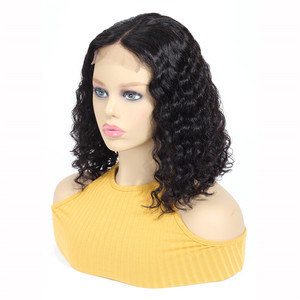 Parrucche <span class=keywords><strong>Bob</strong></span> in Cina: Yeswigs, Parrucca 100% Capelli Malesi, Densità 150% 180%, Taglio <span class=keywords><strong>Bob</strong></span> Corto, Parrucca Frontale con Chiusura 4*4, Onda Profonda - Product Image 3