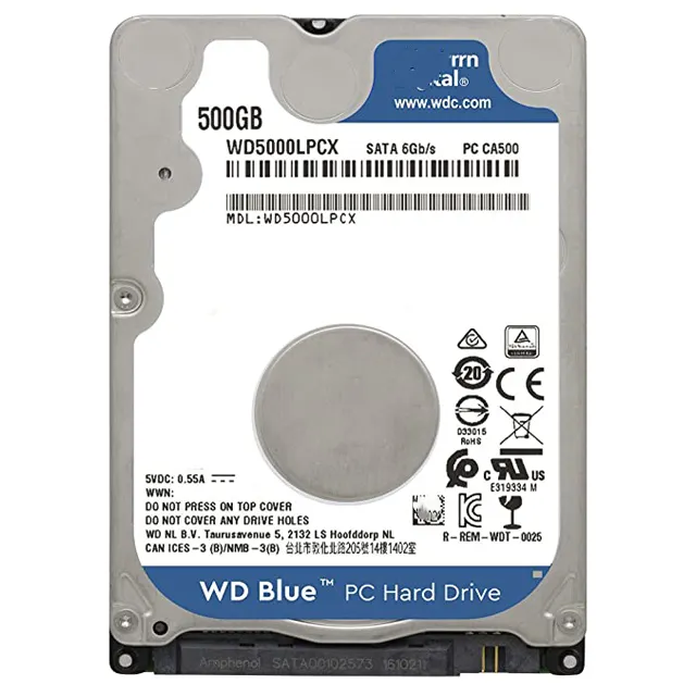 Dahili HDD 500GB 2.5 "dizüstü SATA3 250GB 320GB 1TB sabit Disk sürücüler dizüstü 5400-7200RPM disko duro interno yenilenmiş hdd