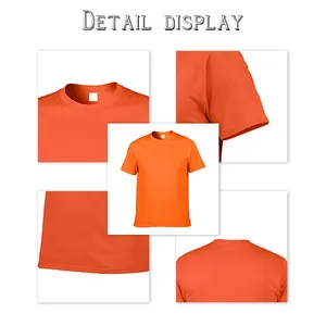 OEM ODM Mens 100% Cotton Tshirt Custom T Shirt Puff Printing Logo Unisex Graphic Short Sleeve Tees Shirt For Men Women