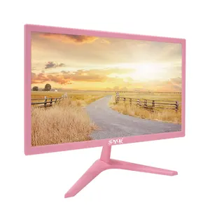 China Wholesale Customize Full HD 1080P Desktop Computer PC Screen 18.5''/19''/20''22''/24'' Pink Monitor