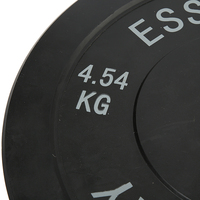 TOPKO 20kg poids libres Logo personnalisé Grip Plate Barbell Musculation Gym à domicile Utilisation Acheter pas cher en caoutchouc Pare-chocs Plaques Exercice