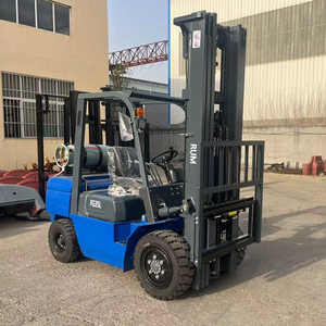 Chariot élévateur GPL RUM FG35L 3,5 tonnes de haute qualité à <span class=keywords><strong>prix</strong></span> d'usine avec transmission automatique, mât à deux étages, pneus pneumatiques, levée 3-6m - Product Image 3