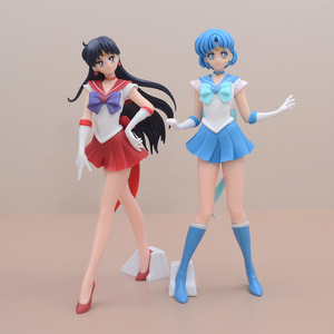 20cm Sailor Moon Ami Zero <span class=keywords><strong>Tsukino</strong></span> <span class=keywords><strong>Usagi</strong></span> recoger estatua juguete Anime PVC figura regalo - Product Image 3