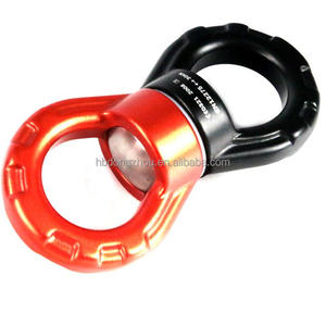 Dispositif rotatif à 360 degrés en forme de 8 en aluminium 30kN, <span class=keywords><strong>kit</strong></span> de suspension de protection contre les chutes <span class=keywords><strong>pour</strong></span> <span class=keywords><strong>balançoire</strong></span> d'arbre, camping, escalade, yoga - Product Image 3