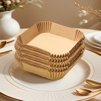 Papiers de cuisson jetables pour friteuse à air, papiers sulfurisés en silicone, papiers absorbants pour gâteaux, barbecue et cuisson