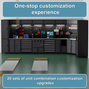 कार गैरेज वर्कस्टेशन के लिए उपकरण भंडारण धातु भंडारण अलमारियाँ - Product Image 6