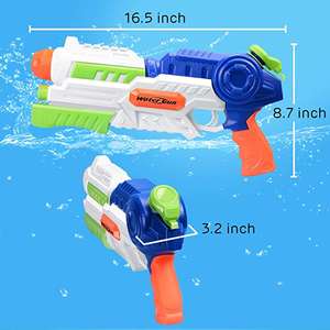 ปืนฉีดน้ำซุปเปอร์โซกเกอร์ ปืนฉีดน้ำสำหรับเด็กและผู้ใหญ่ ความจุสูง 36 ออนซ์ ปืนฉีดน้ำแรงดันสูง ปืนฉีดน้ำสำหรับฤดูร้อน - Product Image 3