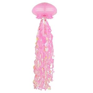 Décorations d'anniversaire sirène, lanternes suspendues en papier méduse rose, lavande, bleu pour fête prénatale sur le thème de <span class=keywords><strong>l</strong></span>'océan - Product Image 4