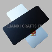 Aluminium anodisé noir Taille personnalisée Aluminium anodisé Métal vierge Nom de marque Plaque de logo en métal