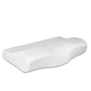 Oferta de Reducción: Almohada Curva de Espuma Viscoelástica con Forma de Mariposa para el Cuello, con Funda Extraíble - Product Image 1