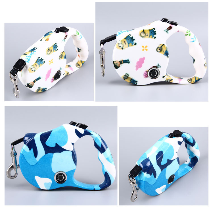 Luxury Comfort Pet Collars Leashes Outdoor Retractable Dog Leash