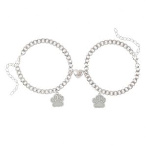 Magnetic Attract <b>Couple</b> <b>Bracelets</b> for Men Women Lover Mutual Stainless Steel <b>Bracelets</b> Luminous Paw Pendant with Heart <b>Bracelet</b> - Product Image 5