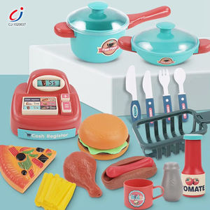 Chengji Nouveauté : Grand ensemble <span class=keywords><strong>de</strong></span> <span class=keywords><strong>cuisine</strong></span> <span class=keywords><strong>de</strong></span> <span class=keywords><strong>jeu</strong></span> <span class=keywords><strong>de</strong></span> simulation pour chef, avec chariot, pour jeux <span class=keywords><strong>de</strong></span> rôle préscolaires - Product Image 3