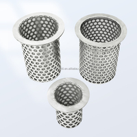 Filtre à baril perforé en acier inoxydable 304 à double couche sur mesure, élément filtrant pour le traitement de l'eau