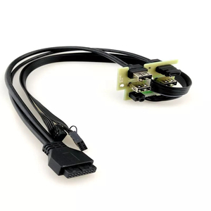 Panel Depan Tipe C USB 3.0 USB 2.0 dan Kabel Panel Depan Casing Komputer <span class=keywords><strong>PC</strong></span> Audio - Product Image 1