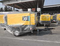 Compresseur d'air à vis pour moteur diesel portable 12 bars Atlas Copco XAS186C XATS156C XAHS166C avec auvent durable à faible coût