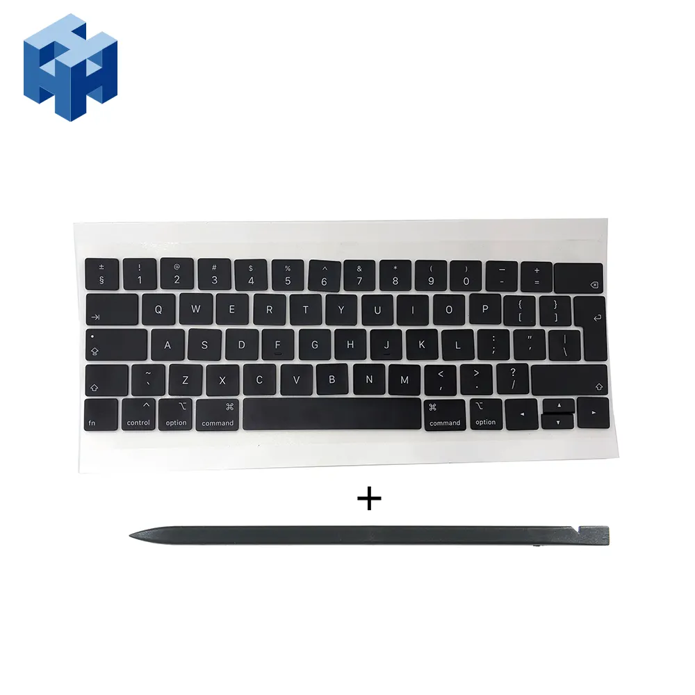 Yeni komple klavye tuş takımı seti İngiltere düzeni için Macbook Pro Retina 13 "15" dokunmatik bar A1989 A1990 klavye anahtar kap onarım Mid 2018