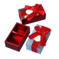 Maßge schneiderte hochwertige Pralinen verpackung Geschenk box Sweet Box für Hochzeit mit Band