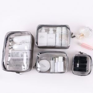 Transparent PVC Zipper Closure Fashion Storage Pouch <b>Travel</b> Makeup Bag Cosmetic <b>Case</b> for Wash Bags - Product Image 3