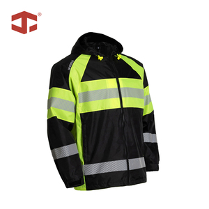 Ensemble imperméable haute visibilité JIADE, respirant, grande taille, 100% étanche avec coutures thermosoudées, pour le <span class=keywords><strong>travail</strong></span>, la construction et les situations d'urgence - Product Image 1
